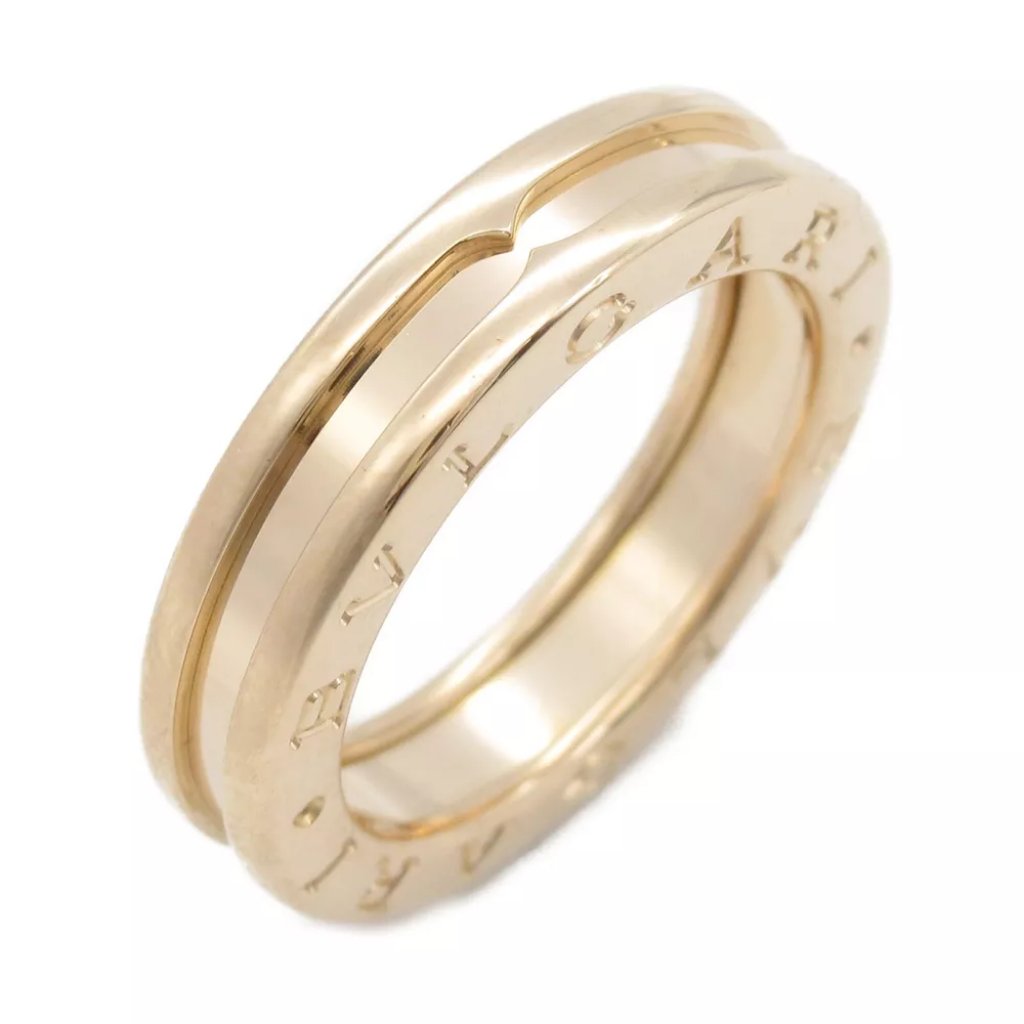 Bvlgari B-Zero1 Ring 65 Us Size K18 Rose Gold Used 2885$